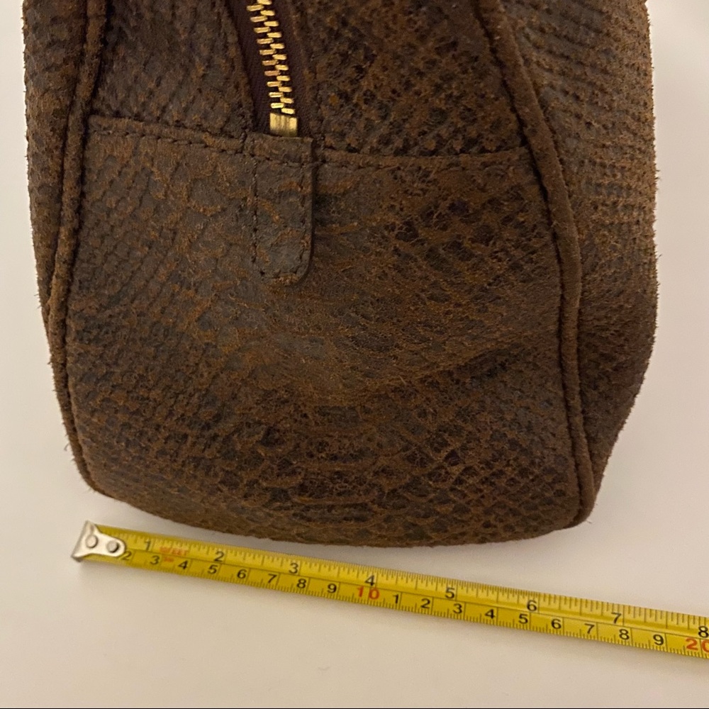 Michael Kors Large Signature Embossed Mocha Python - Picture 6 of 8